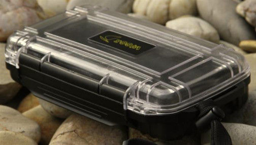 Passed IP68 ABS waterproof  case with transparent cover  for diver  keep goods  dry   tool holder  with strap  ABS container