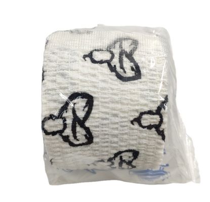 Custom logo Light Tear Lite EAB tpae logo print Elastic Adhesive Bandage colorful Sports EAB Tape self adhesive bandage