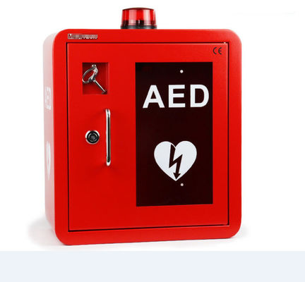 Quality Defibrillator AED Wall mount Cabinet  first aid use AED case Indoor AED trainer cabinet
