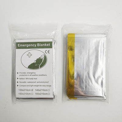 Outdoor Survival Reflective Life Blanket Emergency Rescue  Gold Silver Cold Insulation  First Aid Blanket