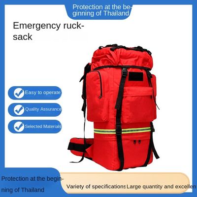 Large-Capacity Flame Retardant Outdoor Backpack with Polyester Material for Emergency Rescue and Disaster Prevention