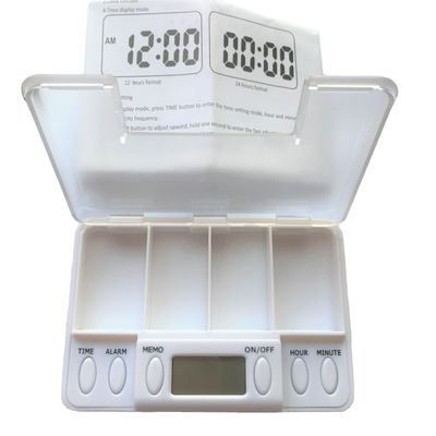 Wholesale Electric Digital Pill Box Case With Alarm Weekly Pill Case Pill Container