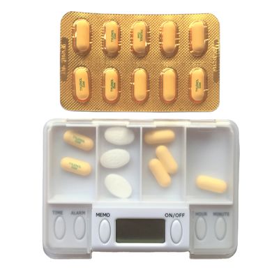 Wholesale Electric Digital Pill Box Case With Alarm Weekly Pill Case Pill Container