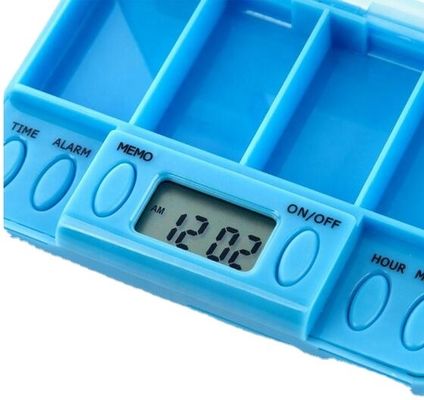 Wholesale Electric Digital Pill Box Case With Alarm Weekly Pill Case Pill Container