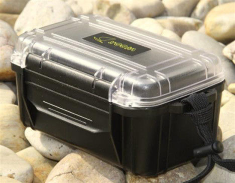 Passed IP 68   ABS waterproof  case with transfer cover for diver  keep goods  dry  tool holder    ABS storage container