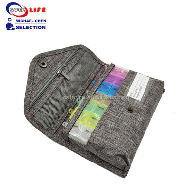 7 days pill box pill holder pill tablet holder 21 times pill container weekly Tablet case for travel