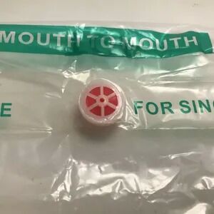 CPR Face Shield CPR Mouth to Mouth Mask with Bag Lifekey