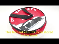 चिकित्सा आपूर्ति के साथ पोर्टेबल प्राथमिक चिकित्सा किट आपातकालीन ऑटोमोबाइल किट कार सड़क के किनारे सुरक्षा